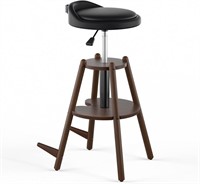 B3117  Ackitry Wooden Guitar Stool with Height Adj