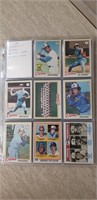 136 different vintage Montreal Expos baseball