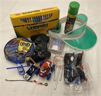Various Toy Items Including Crayons & More!