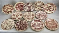 Vernon KIlns Large Lot of Collector Plates