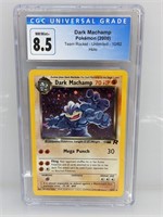 CGC 8.5 Team Rocket Dark Machamp Holo - Unlimited