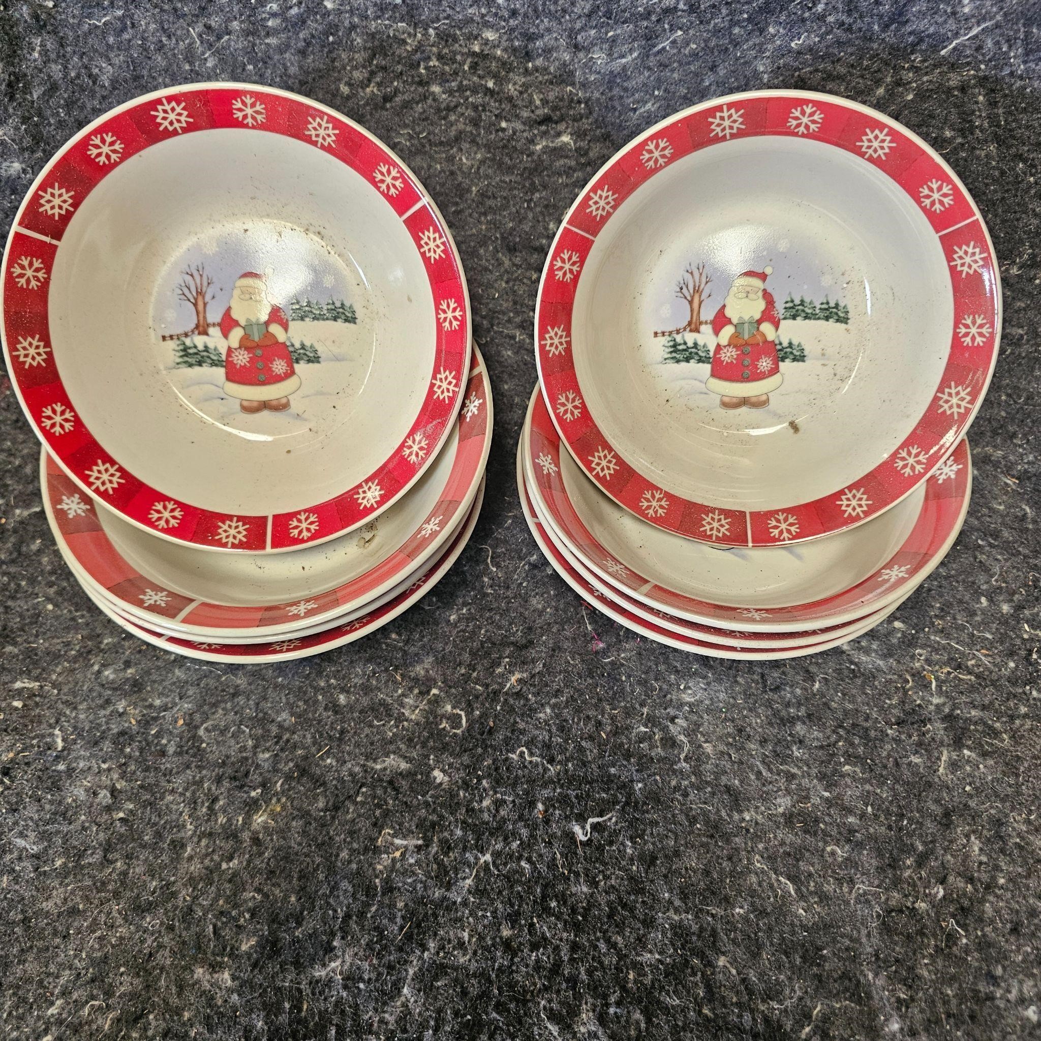 Santa Clause Bowls