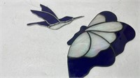 Butterfly & Hummingbird Window Stained Glass lot