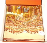 Hermes silk scarf