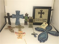 GORGEOUS CROSS DECOR LOT