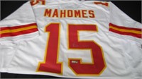 Patrick Mahoimes II signed football jersey COA