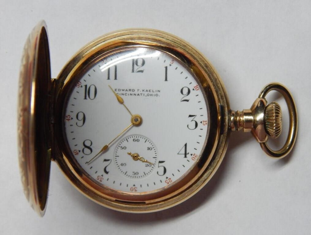 Edward Kaelin Pocket Watch Philadelphia Watchcase