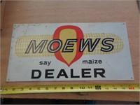METAL SIGN 8"X16" MOEWS DEALER