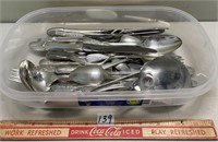 NICE LOT OF SILVERPLATE UTENSILS