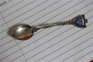 An 800 Silver Souvenir Spoon