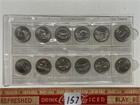 125 YEAR CONFEDERATION 25 CENT COINS