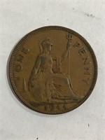 1944 GREAT BRITAIN ONE PENNY