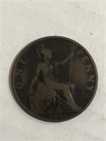 1897 GREAT BRITAIN ONE PENNY