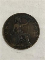 1899 GREAT BRITAIN ONE PENNY