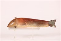 6.25" Sucker Fish Spearing Decoy by Bud Stewart