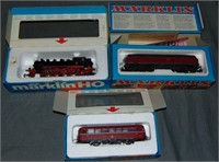 Boxed Marklin HO 3096, 3016 & 3075 Locomotives