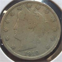 1910 Liberty Head V. Nickel