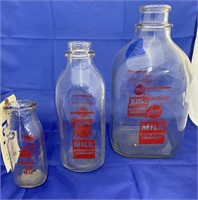 3 Glass Bottles