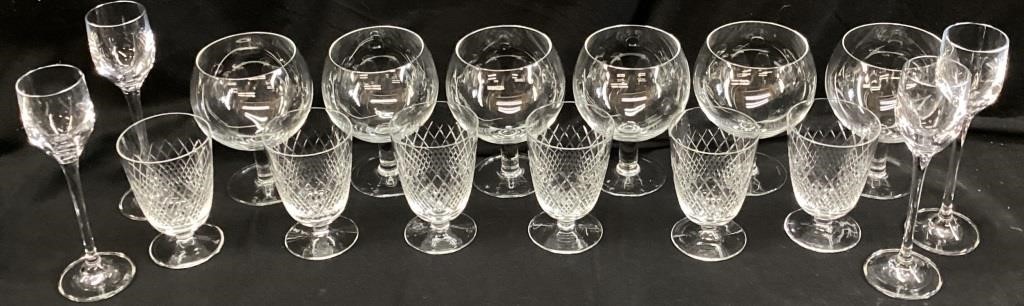 TIFFANY & CO WATER GOBLETS SET OF 6, LONG STEM