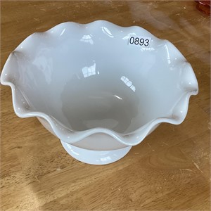 Nice heavy white serving bowl