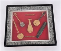 Miniature Chinese Wood Instruments