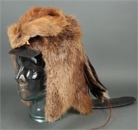 Beaver Fur Mountain Man Trapper Hat