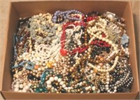 Tray Lot of Assorted Costume Jewelry