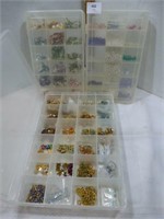 3 Craft Beads / Craft Supply Boxes