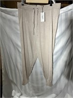 New Calvin Klein Womens XL Ribbed knit jogger XL