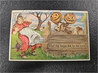 1909 Julius Bien & Co Embossed Halloween Series