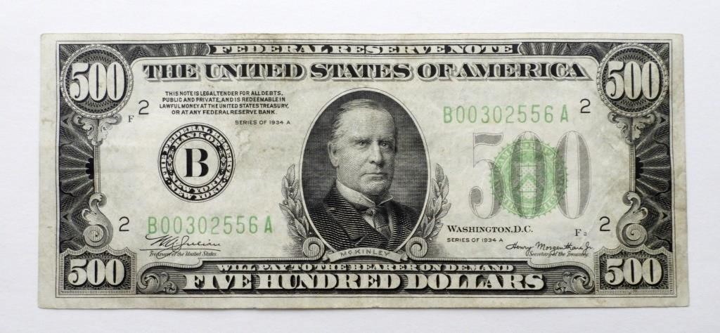 June 19, 2024 -  U S CURRENCY / OBSOLETE NOTES