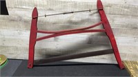 Antique Red Bucksaw