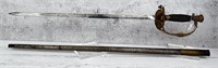 M1860 US Staff & Field Sword Bent & Bush Boston