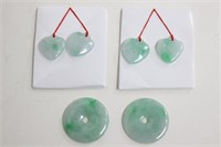 Lots of 6 Jadeite Pendants