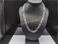 STERLING SILVER FIGARO CHAIN