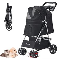 Pet Stroller For Medium Small Dogs & Cats,