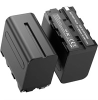 New, 2-Pack NP-F970 NP F970 Battery, with charger