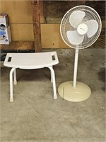 Floor Fan, Shower Seat