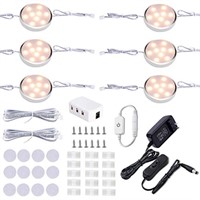 LED Under Cabinet Lighting Kit,6 Pack Linkable