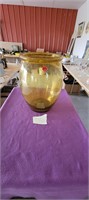 Amber Flower Vase