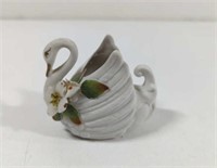 Vintage Lugenes Japan Porcelain Swan