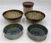 Glazed Pottery Bowls & More