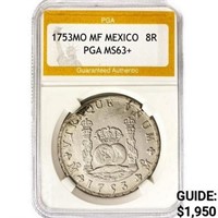 1753MO MF Mexico 8R Imperial Crown PGA MS63+