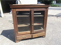 Cabinet with Glass Doors 41x15x42" (project Piece)