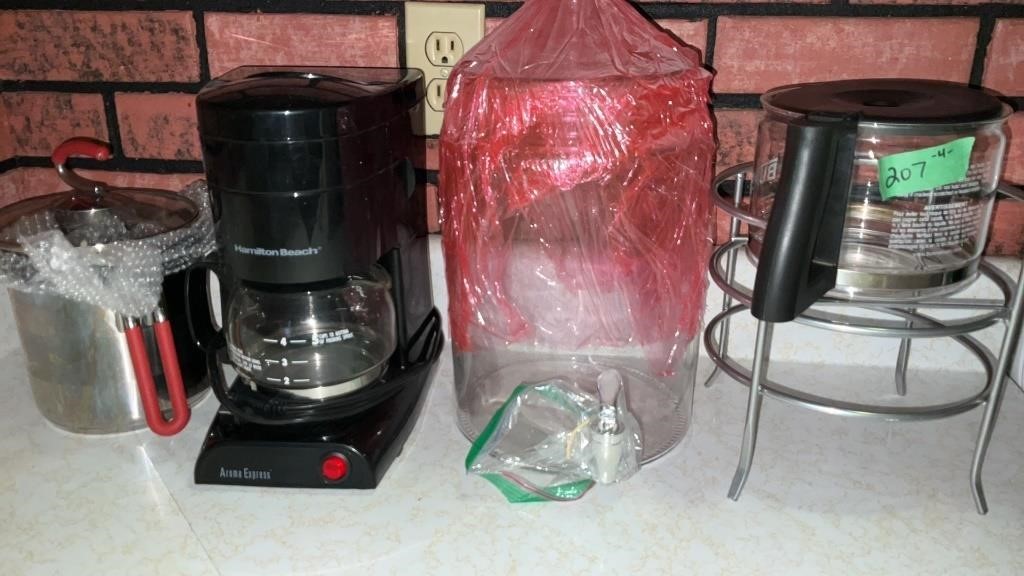 Drink Dispenser, Coffee Maker, Carafe