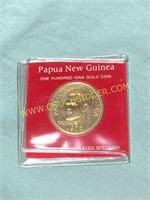 Papua New Guinea 100 Kina gold coin