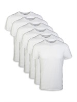 6PK (XL) Short Sleeve Crew White T-Shir