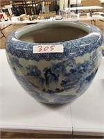 Japanese Porcelain Hibachi Planter