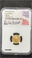 Gold: 2019 NGC MS70 1/10 oz $5 Gold Eagle Early