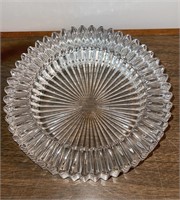 Vintage Heavy Crystal Wine Bottle Coaster